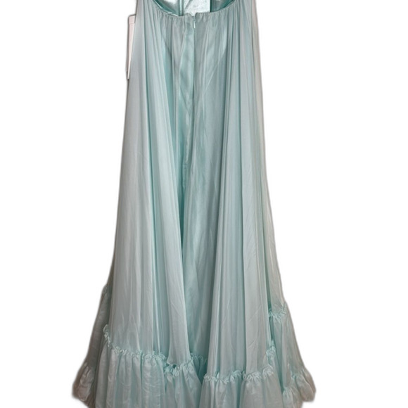 MAC DUGGAL 2025 RUFFLE EMBELLISHED MAXI DRESS FLORAL CHIFFON 68470 size 2 - Picture 12 of 13